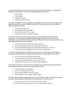 NCLEX pratice questions(random