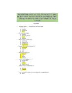 HESI A2 Entrance Exam 2026 Questions with Verified Answers 1st Attempt– All subjects combined || HES...