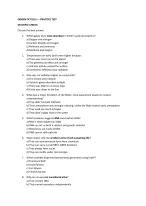 A2,1 PRACTICE TEST on origin of cells Biology IB HL - NEW syllabus