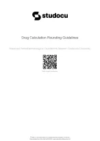 Calculation rounding guidelines