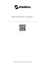 State mock questions and answers