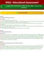 Educational assessment latest version
