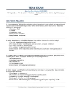 TEAS Exam Question Bank 2025/2026 – 150 Original Practice Questions with Detailed Answers