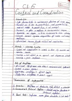 Control & Coordination – PK Notes