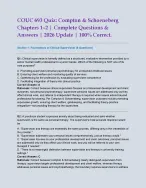 COUC 693 Quiz: Compton & Schoeneberg Chapters 1–2 | Complete Questions & Answers | 2026 Update
