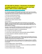HIT 235 EHR Go Module 1 Introductory Evaluation – Louis Lutz Case Study Questions and Answers