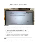 ATI RN Maternal Newborn 2023 Proctored Exam with NGN 70 Real Questions and 100% Correct Answers for...
