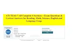 2025 ATI TEAS 7 Exam Bundle All subjects