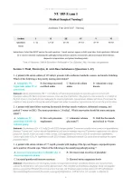 NU 185 Medical-Surgical Nursing I Exam 1 2026/2027 – Questions and ...
