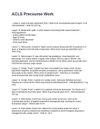 ACLS Pre course Work REVISED AND UPDATED FOR - DocMerit