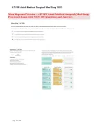 ATI RN Adult Medical Surgical Med Surg 2023 Proctored Exam with NGN 100 ...