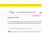Smash the RN Comprehensive Predictor 2026 Exit Exam with 180 legit Q&A. Fully updated, authentic, and designed to help you pass with confidence.