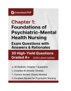 Chapter 1: Foundations of Psychiatric-Mental Health Nursing | Exam ...
