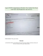 Updated ATI RN Comprehensive Predictor Exit Assessment Package, Passing Package - ATI RN Comprehensi...