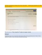 Certified ATI RN Comprehensive Predictor Exit Assessment Package, Passing Package - ATI RN Comprehen...