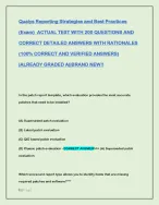 Qualys Reporting Strategies and Best Practices  (Exam)