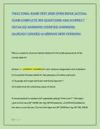 TNCC FINAL EXAM TEST 2026 OPEN BOOK ACTUAL  EXAM