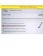 FINAL VERSION ATI RN Comprehensive Predictor Exit Assessment Package, Passing Package – ATI RN Compr...