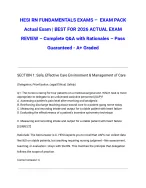 HESI RN FUNDAMENTALS EXAMS – 2026/2027 EXAM - DocMerit