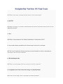 Straighterline Nutrition 101 Final Exam
