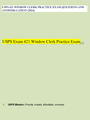 USPS 421 EXAM 2024 STUDY BUNDLE PACKAGE SOLUTIONS