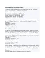 NSG430 Questions and Answers  Grade A+