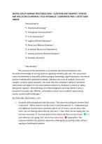 MEDICAL SURGERY HESI EXAM – QUESTIONS AND ANSWERS | VERIFIED AND WELL DETAILED ANSWERS |