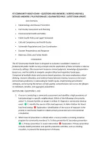 ATI COMMUNITY HEALTH EXAM – QUESTIONS AND ANSWERS | VERIFIED AND WELL DETAILED ANSWERS |
