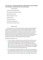 PN ATI EXIT EXAM – QUESTIONS AND ANSWERS | VERIFIED AND WELL DETAILED ANSWERS | PLUS RATIONALES |