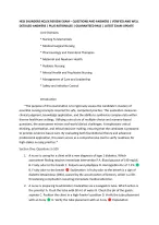 HESI SAUNDERS NCLEX REVIEW EXAM – QUESTIONS AND ANSWERS | VERIFIED AND WELL DETAILED ANSWERS |