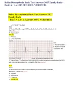 Relias Dysrhythmia Basic A Test Questions & Verified Answers 2027 Update | Complete Study Guide