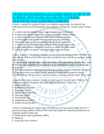 ATI RN FUNDAMENTAL & ATI RN MENTAL HEALTH NURSING TEST BANK ALL EXAMS COVERED .