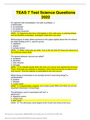 ATI TEAS 7 ( ALL SUBJECTS)  EXAMS WITH 100% VERIFIED ANSWERS New2023
