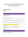 SS 2000A Sophia College Readiness Milestone 3 -2020- – Kaplan University.docx