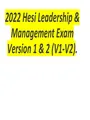 HESI LEADERSHIP & MANAGEMENT 2022 V1 & V2 ORIGINAL EXAMS,PRESENTED IN  TAKEN PICTURES.