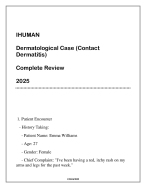iHuman Dermatological Case ( Contact Dermatitis ) Complete Review 2025 ...