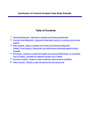 Introduction to Financial Analysis Case Study Example