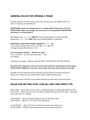 General Trading Rules