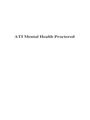 Ati mental health proctored exam 10 versions updated 2021 - 2022 questions answers