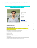iHuman Case Study Week 10;  13 Year Old Boy , CC, Testicular Pain Well Detailed 100 2024-2025 Test