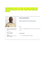 iHuman Case Study; 62-Year-Old Patient with “I’m Peeing All the Time”  Comprehensive Week #10