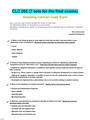 CLC 056 (7 sets for the final exams) Analyzing Contract Costs Exam