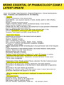 NUR2063 ESSENTIAL OF PATHOPHYSIOLOGY EXAM 2 GRADED A+ | LATEST 2023-2024