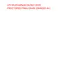ATI RN PHARMACOLOGY 2019 PROCTORED FINAL EXAM (GRADED A+)