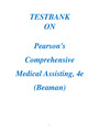 Testbank on Pearson