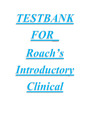 TESTBANK FOR_Roachs introductory clinical pharmacology 11th Ed