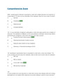 HESI EXIT Comprehensive Exam (Latest, 2020) 100% Correct Answers, Download to Score A