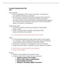 Nursing 465 - Concepts in Nursing Practice Med Surg. Complete Study Guide.