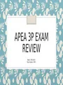 NSG 6023 APEA 3P Exam Review 2.