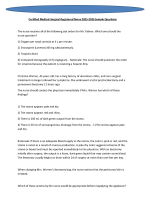 Certified Medical-Surgical Registered Nurse 2025-2026 Sample Questions A+